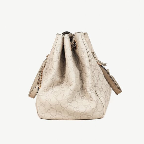 Gucci Medium Emily Off-White Guccissima Leather Shoulder Bag - Picture 3 of 13